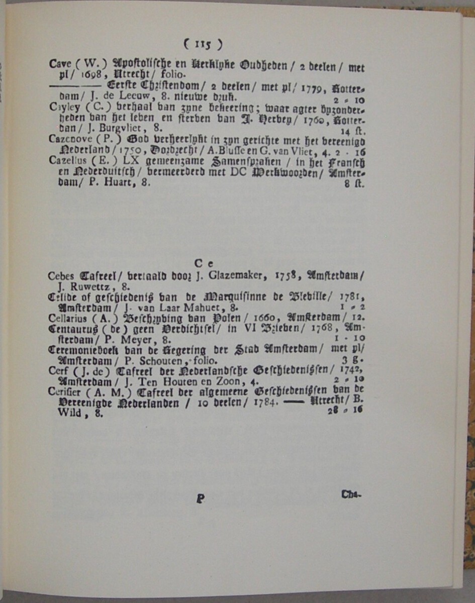 Naamregister van de bekendste en meest in gebruik zynde Nederduitsche boeken, ... voorheen uitgegeven door JOHANNES VAN ABKOUDE, Nu overzien, verbeterd en tot het jaar 1787 vermeerderd door REINIER ARRENBERG. Tweede druk. - Afbeelding 4