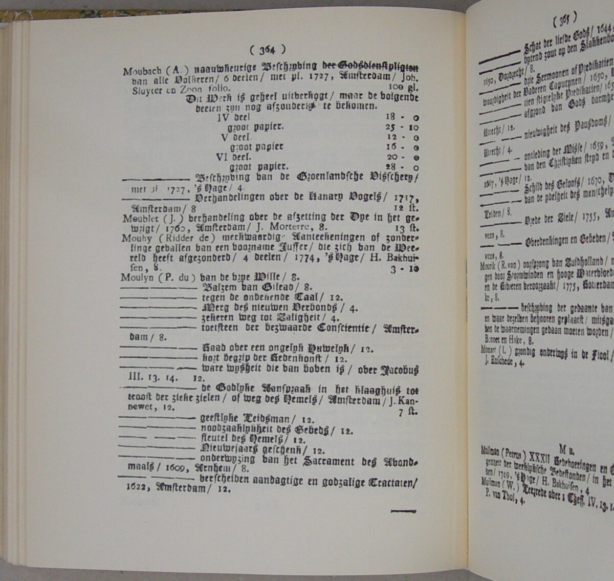 Naamregister van de bekendste en meest in gebruik zynde Nederduitsche boeken, ... voorheen uitgegeven door JOHANNES VAN ABKOUDE, Nu overzien, verbeterd en tot het jaar 1787 vermeerderd door REINIER ARRENBERG. Tweede druk. - Afbeelding 5