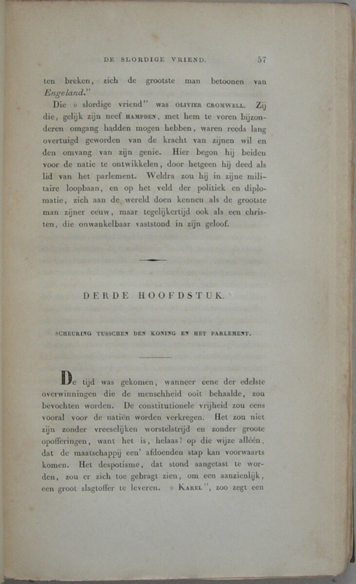 Olivier Cromwell, protector der Engelsche Republiek; of een groot maar miskend man in zijn eer hersteld. Een historisch onderzoek (...). Uit het Fransch en Engelsch vertaald door J. Oudijk van Putten. In twee deelen. Met portret van Cromwell. - Afbeelding 5