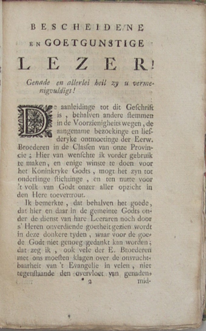 De Natuir en Kracht van 't Ongeloof, en deszelfs verborgene werkingen in 't hart, als de bron van alle kwaat, In eenige byzondere stukken geopent; Beneffens De Vermanings-picht der gelovige onderling, nopens dat kwaad, In eenige byzonderheden vertoont uit Hebr. 3. Het eerste deel over vers 12. Het tweede deel over vers 13. - Afbeelding 3
