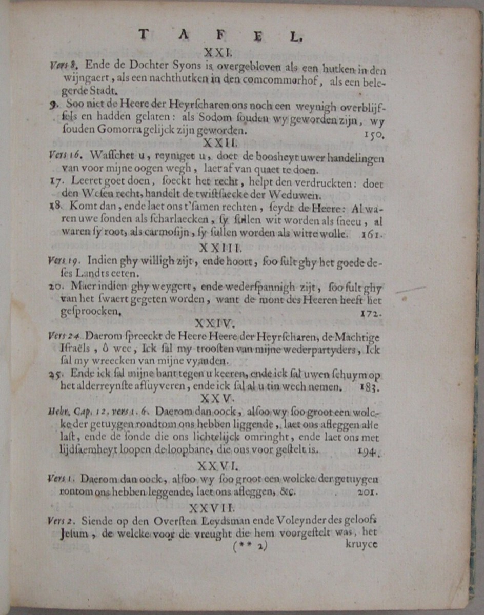Waere Boetvaerdigheyt; Voor gestelt in verscheyden, Soo Boet als Bededags Predicatien, Over den XXXII. Psal. Jes. I. Hebr. XII. En andere uytgelesene Texten. - Afbeelding 5