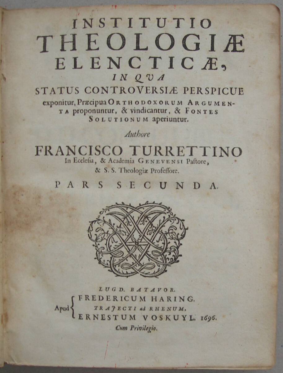Institutio Theologiae Elencticae, In Qua Status Controversiae Perspicue exponitur, Praecipua Orthodoxorum Argumenta proponuntur, & vindicantur, & Fontes Solutionum aperiuntur (...) Pars Secunda. - Afbeelding 3