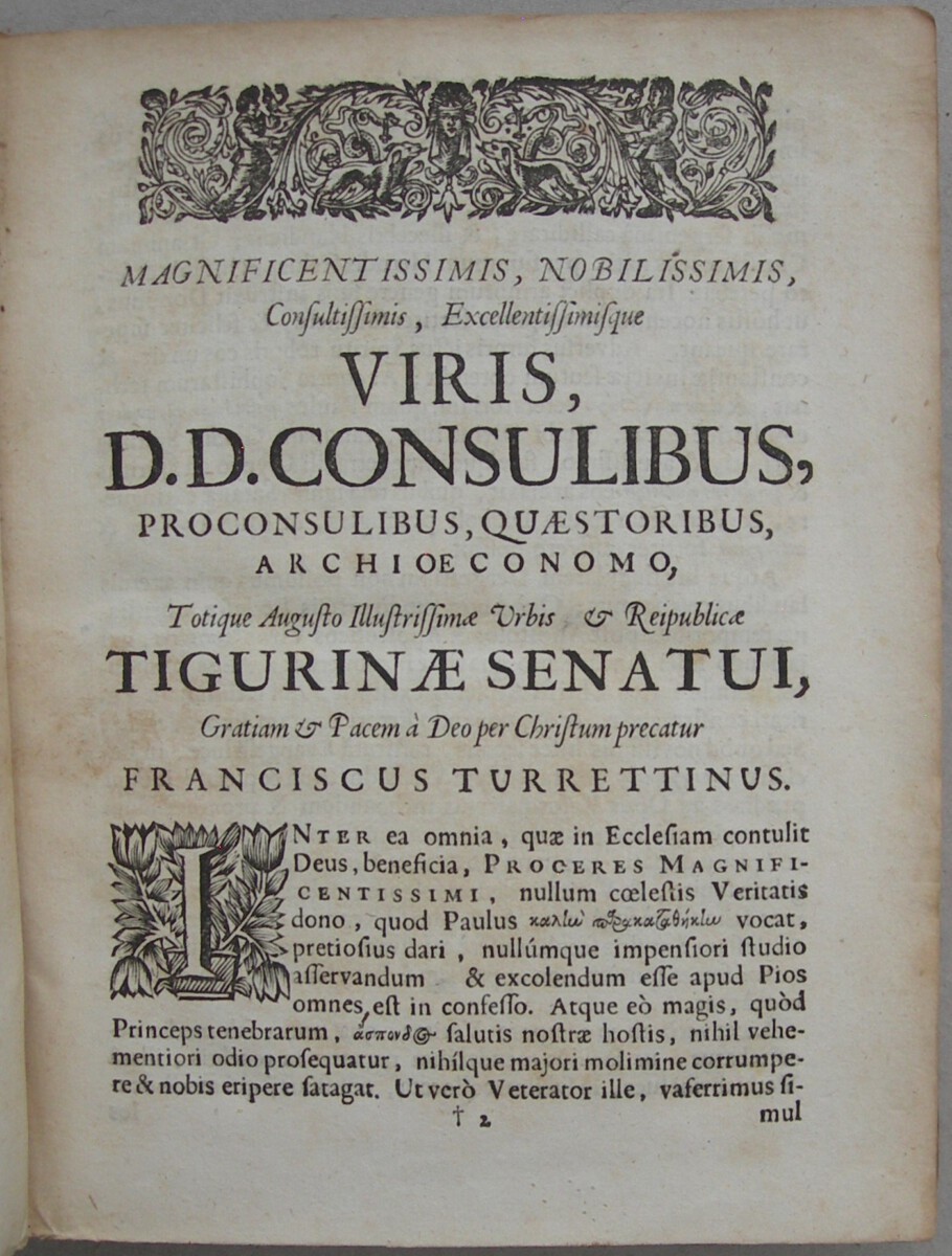 Institutio Theologiae Elencticae, In Qua Status Controversiae Perspicue exponitur, Praecipua Orthodoxorum Argumenta proponuntur, & vindicantur, & Fontes Solutionum aperiuntur (...) Pars Secunda. - Afbeelding 4