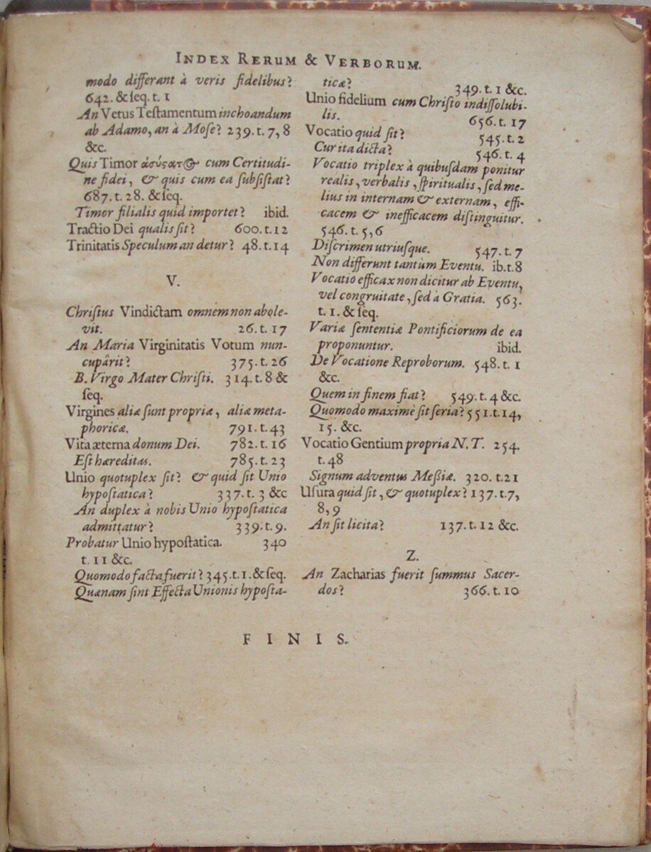 Institutio Theologiae Elencticae, In Qua Status Controversiae Perspicue exponitur, Praecipua Orthodoxorum Argumenta proponuntur, & vindicantur, & Fontes Solutionum aperiuntur (...) Pars Secunda. - Afbeelding 9