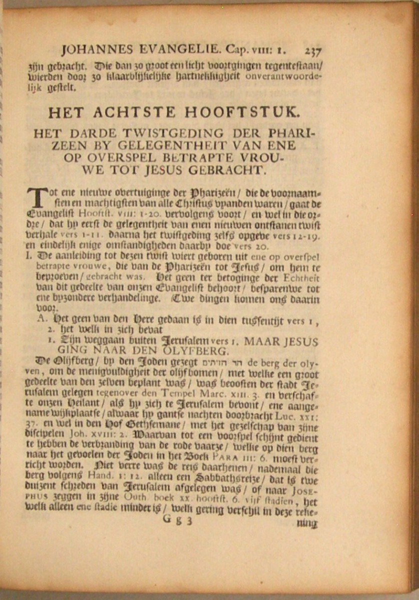 Uitlegging van het Evangelie van den H. Johannes, Waar in de woorden en spreekwyzen verklaart, de waarheden, die er in opgesloten leggen, in het licht gestelt, en de order en het doelwit van den Evangelist aangewezen worden. Vertaalt door Dirk Smout. Deel 1 en 2 (van 3). - Afbeelding 11