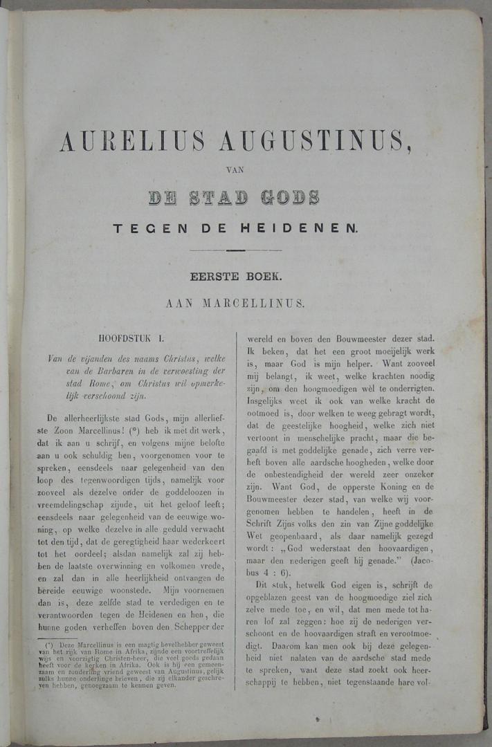 De Stad Gods, in haar begin en voortgang, Bevattende eene Verhandeling over Gods Kerk of de Stad Gods; (...) - Afbeelding 3