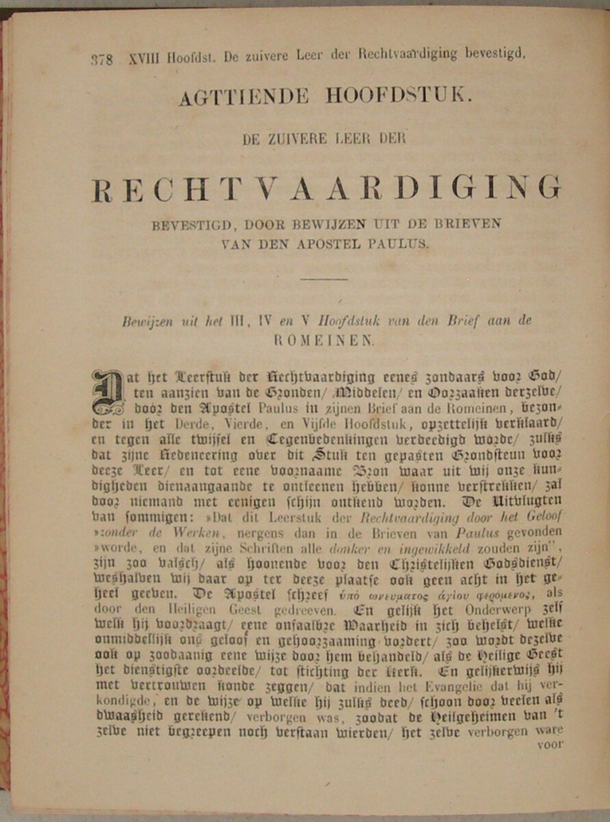 De rechtvaardiging uit het geloof door de toerekening van Christus gerechtigheid, verklaard, bevestigd, en verdeedigd (...) Onveranderde Uitgave volgens de oorspronkelijke in 1779 - Afbeelding 8