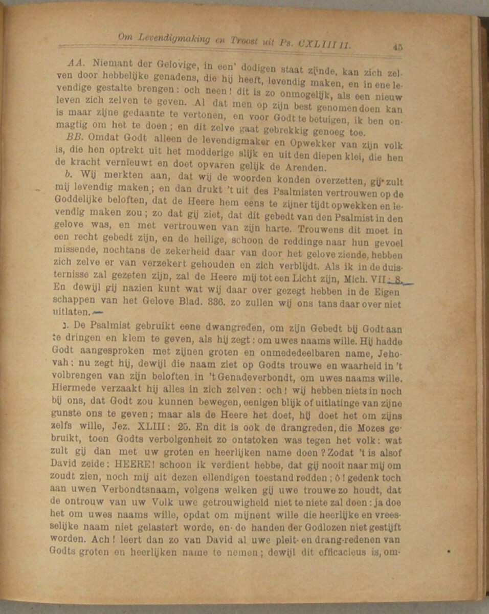 Verzameling van leerredenen, waar in vertoont wordt uit verscheide texten De Afgezakte Kranke en kwynende staat der Geloovigen, voornamentlyk in dezen Tydt, tot Overtuiginge en Beschaminge over hunne Ongestalte (...) Nieuwe en onveranderde Uitgave. Onder toezigt en met eene Voorrede van P. Deetman, Predikant te 's Grevelduin Capelle. - Afbeelding 5