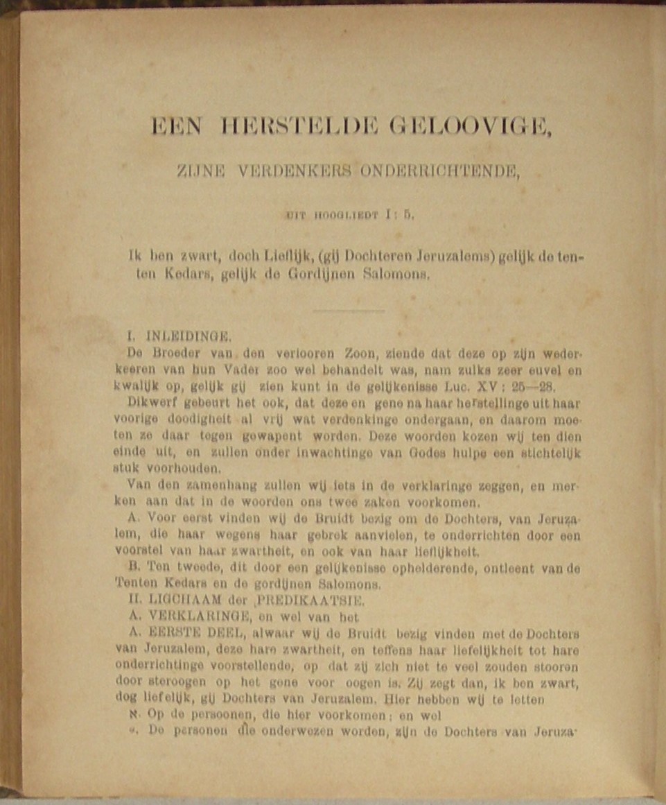 Verzameling van leerredenen, waar in vertoont wordt uit verscheide texten De Afgezakte Kranke en kwynende staat der Geloovigen, voornamentlyk in dezen Tydt, tot Overtuiginge en Beschaminge over hunne Ongestalte (...) Nieuwe en onveranderde Uitgave. Onder toezigt en met eene Voorrede van P. Deetman, Predikant te 's Grevelduin Capelle. - Afbeelding 9