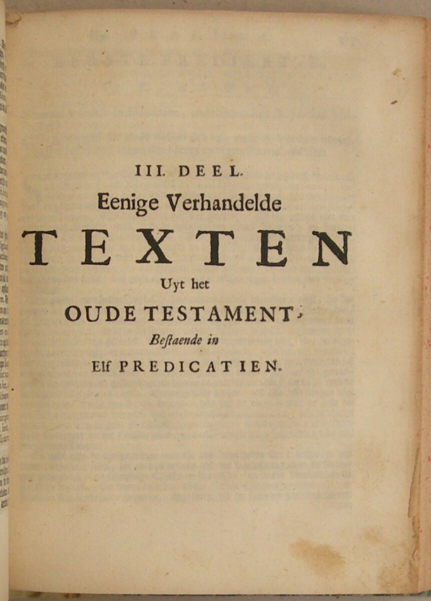 Versameling van eenige Predikatien, Over uytgelesen Plaetsen van 't Woord Gods - Afbeelding 9