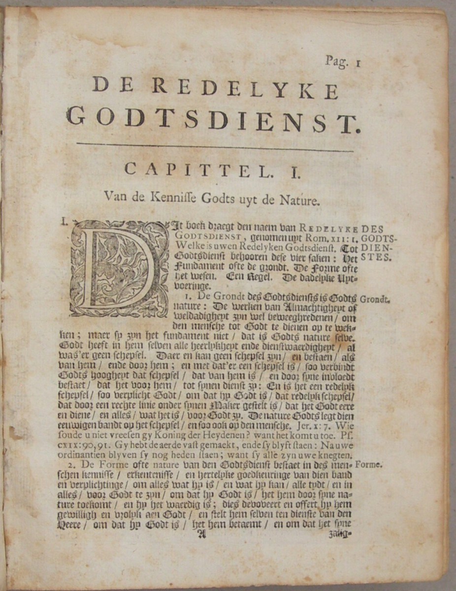 Redelyke Godsdienst (...) Eerste deel. De Seventiende Druk. - Afbeelding 3