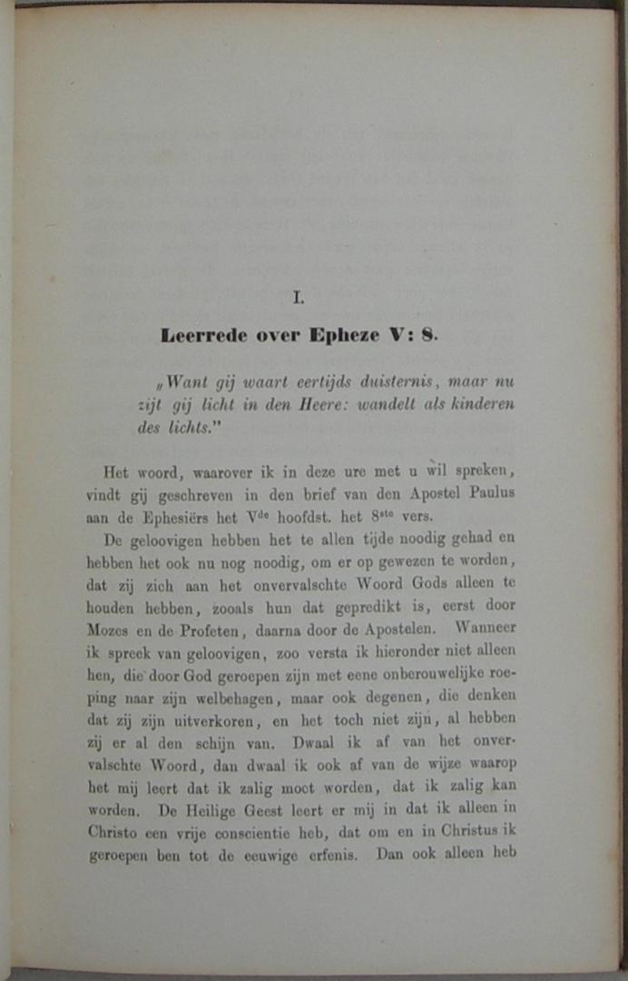 Zevental nagelaten leerredenen van wijlen Ds. G.J. Gobius du Sart, laatst predikant te Arnemuiden. Met eene lijkrede van zijn eerw. broeder, Ds. J.J. Gobius du Sart, Predikant te Raamsdonk. - Afbeelding 4