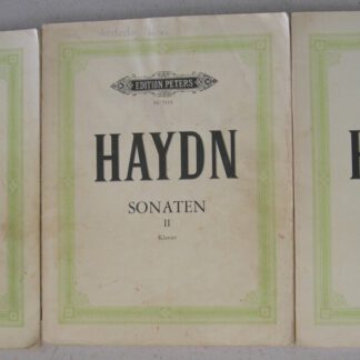 Sonaten für Klavier zu zwei Händen. Band I, II en III. Nach dem Urtext neu herausgegeben von Carl Adolf Martienssen. Edition Peters, 713 a, b en c