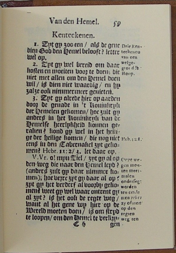 Een getrouwe Vriend voor de Ziel, Die een heilzamen Raad en Berigt geeft, om zig zelven wel te onderzoeken, en te bereiden tot dien grooten dag der onderzoekinge Jesu Christi, By wyze van ondervraginge aan zyn Ziel, en samenspraak met zig zelven. In 't Engels beschreven door Timotheus Roogers die het als een Testament aan zyn Gemeinte heeft nagelaten. In het Nederduits vertaald; Met een aanspraak, aanwyzende de nuttigheid van dit werkje door Wilhelmus Eversdyk, Bedienaar des Goddelyken Woords tot Rotterdam. De Tweede Druk. - Afbeelding 6