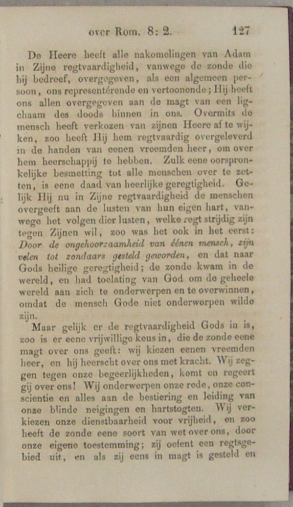 Des zondaars heiligdom, of ontdekking van de heerlijke privilegien, aangeboden aan de boetvaardigen en geloovigen onder het evangelie, In XL predicaties over Rom. VIII:1-15 (...) Uit het engelsch vertaald door Jakobus Koelman (...) Met eene aanprijzende voorrede van (...) M. Leydecker (...) Nieuwe uitgave met een voorwoord door J. Beijer, Predikant te Leeuwarden. - Afbeelding 6