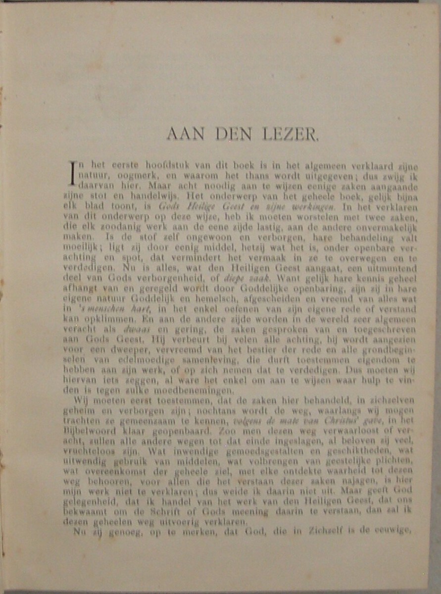 Eene Verhandeling aangaande den Heiligen Geest. Uit het Engelsch vertaald door Simon Commenicq. Onveranderde uitgave volgens 1746. - Afbeelding 4