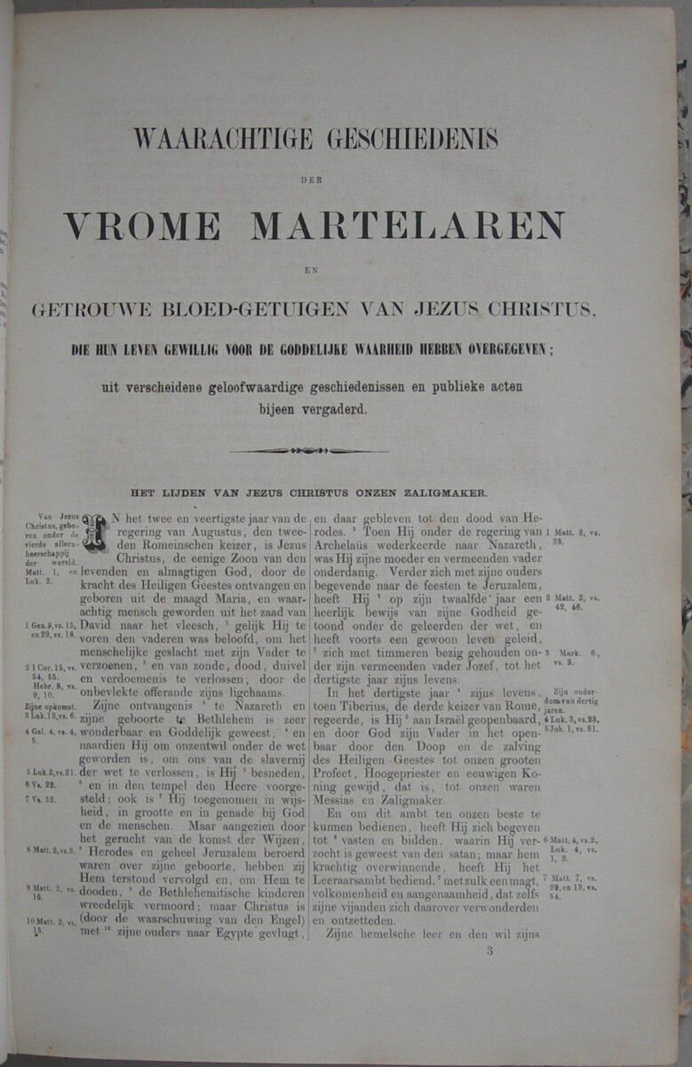 Geschiedenis der martelaren, die om de getuigenis der Evangelische waarheid hun bloed gestort hebben; van Christus onzen Zaligmaker tot het jaar 1655; niet alleen in de Nederlanden maar ook in Frankrijk, Engeland, Schotland, Spanje, Italië, Duitschland, Amerika en andere landen. Benevens vele van hunne brieven en belijdenissen (...) Met platen. Nieuwe uitgave. - Afbeelding 5