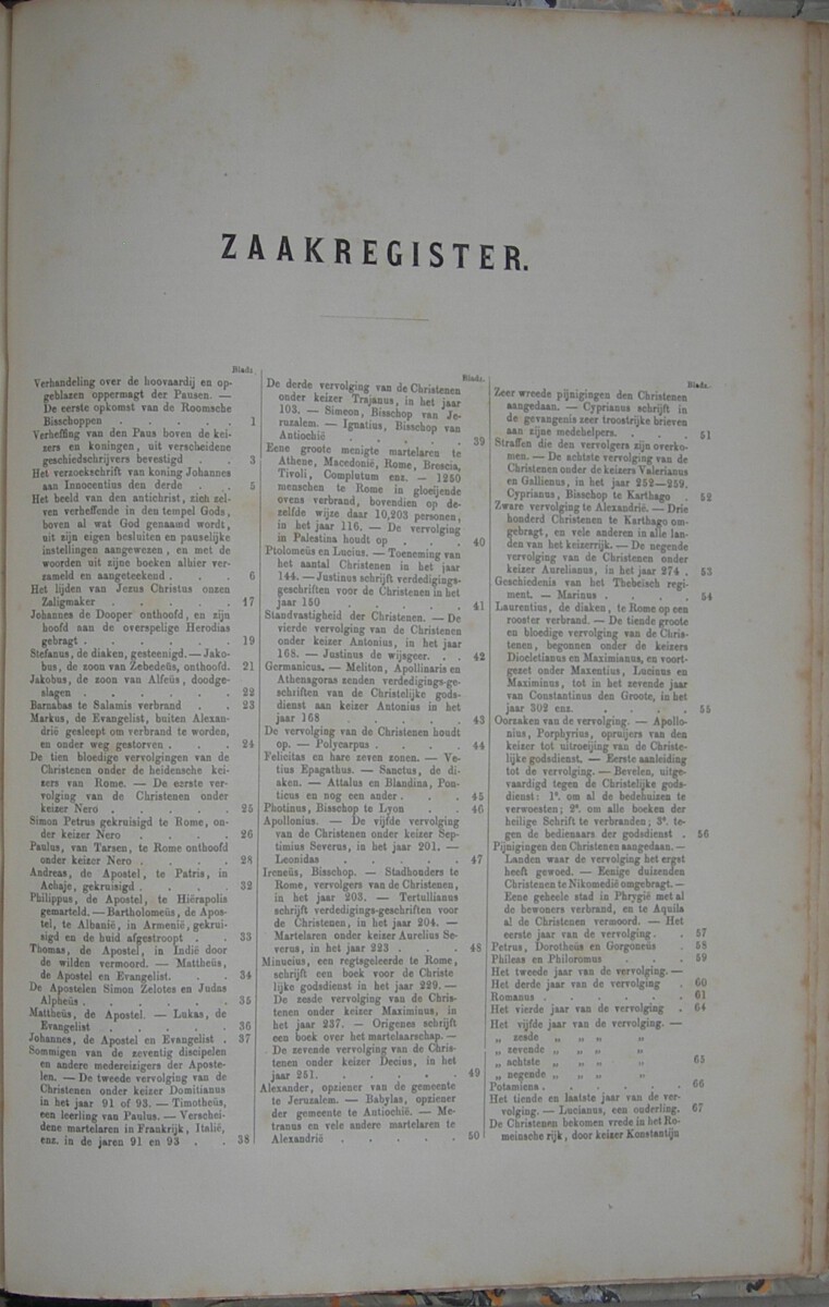Geschiedenis der martelaren, die om de getuigenis der Evangelische waarheid hun bloed gestort hebben; van Christus onzen Zaligmaker tot het jaar 1655; niet alleen in de Nederlanden maar ook in Frankrijk, Engeland, Schotland, Spanje, Italië, Duitschland, Amerika en andere landen. Benevens vele van hunne brieven en belijdenissen (...) Met platen. Nieuwe uitgave. - Afbeelding 10
