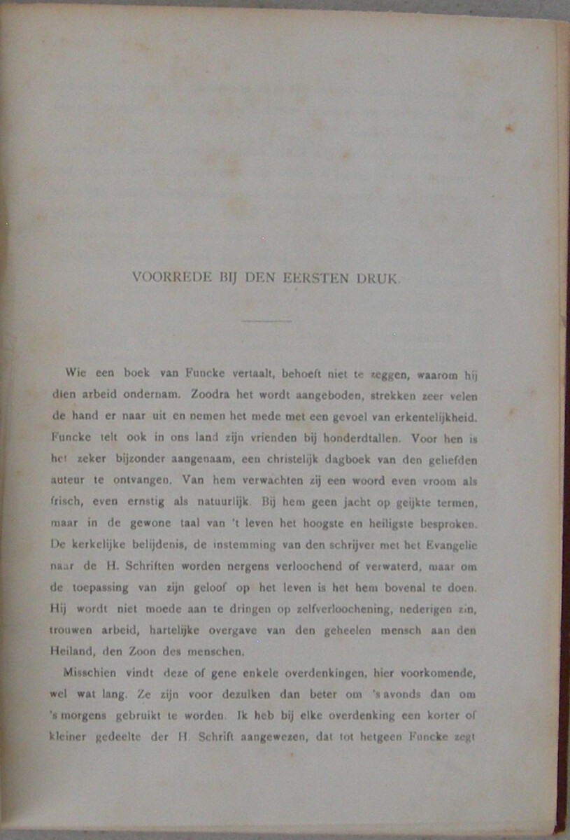Waak op, mijn ziel! Christelijk Dagboek van Otto Funcke (...). Uit het Hoogduitsch door Dr. A.W. Bronsveld. Tweede druk. - Afbeelding 4