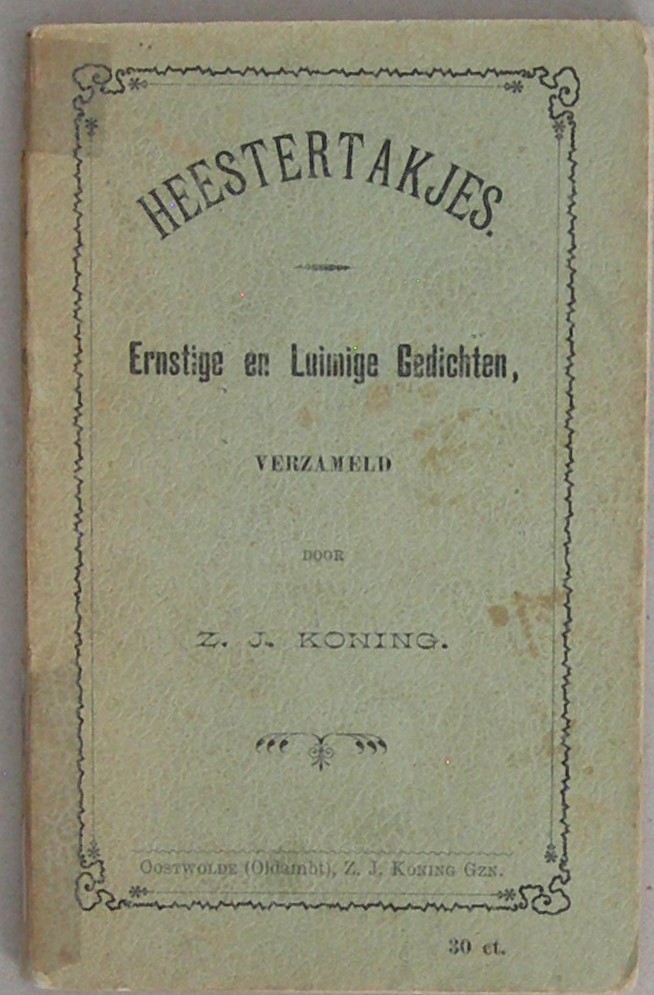 Het getrouwe en aannemingwaardige woord. Leerrede over 1 Timotheus I: 15, gehouden den 8 Januarij 1871, ter gedachtenis zijner vijf en twintig-jarige evangeliebediening.