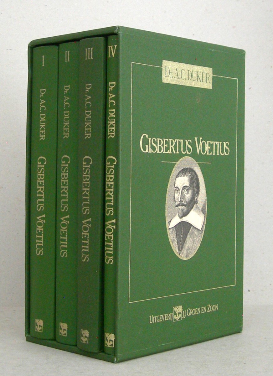 Gisbertus Voetius. Herdruk. Met een inleiding van Dr. A. de Groot. (4-delige set in cassette)